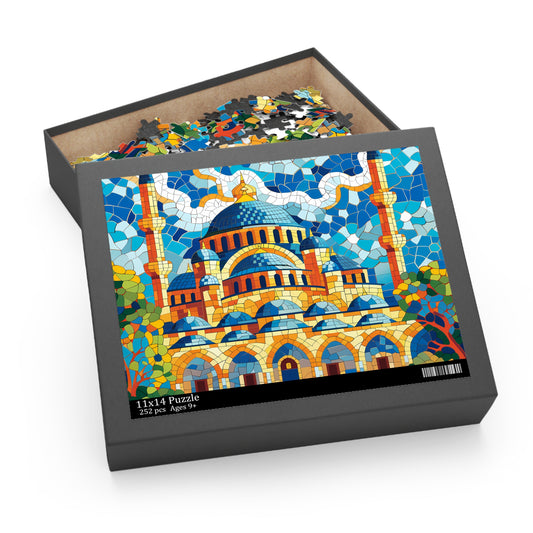 Mosque Mosaic Tile Puzzle Turkish Style
